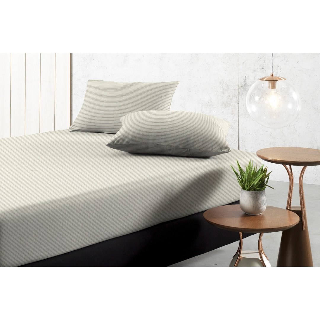 lencol de malha estampado listra nature