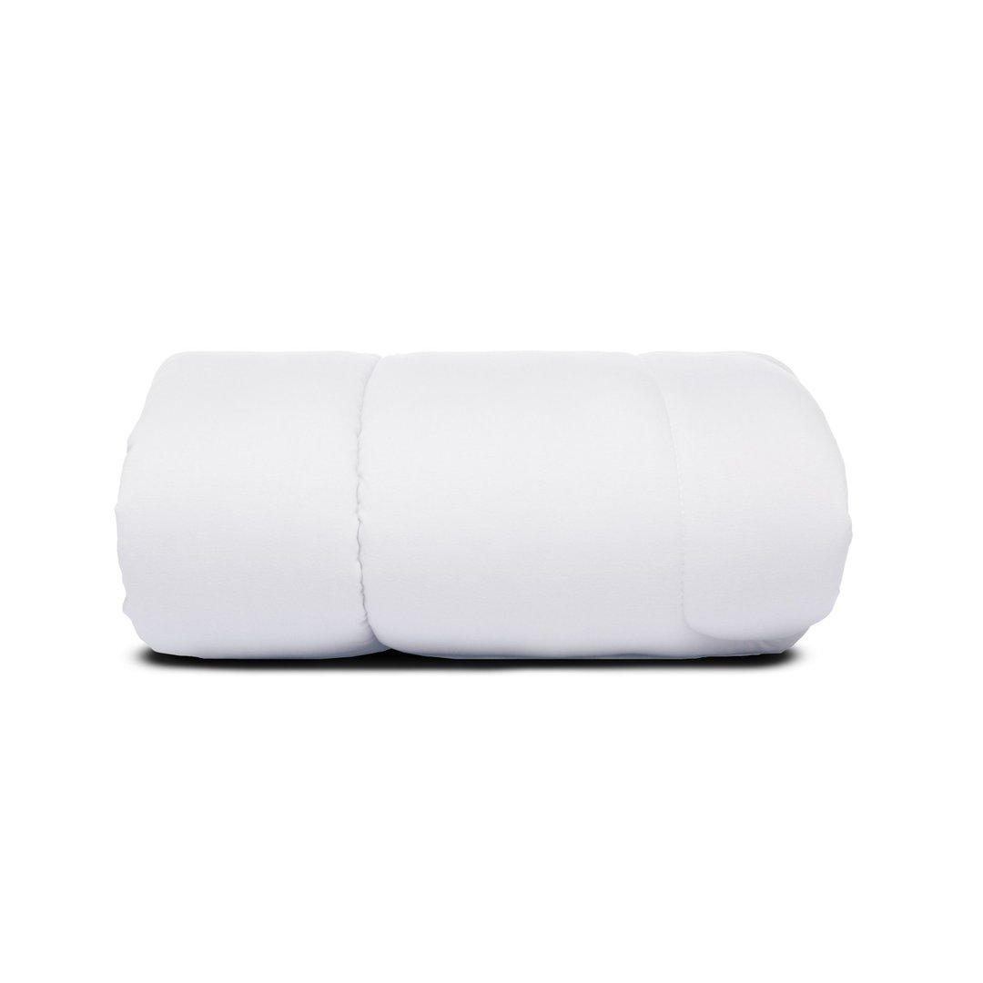 edredom de malha bebe branco