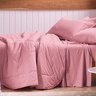 Edredom de malha avulso rosa antigo Edredom de malha avulso rosa antigo