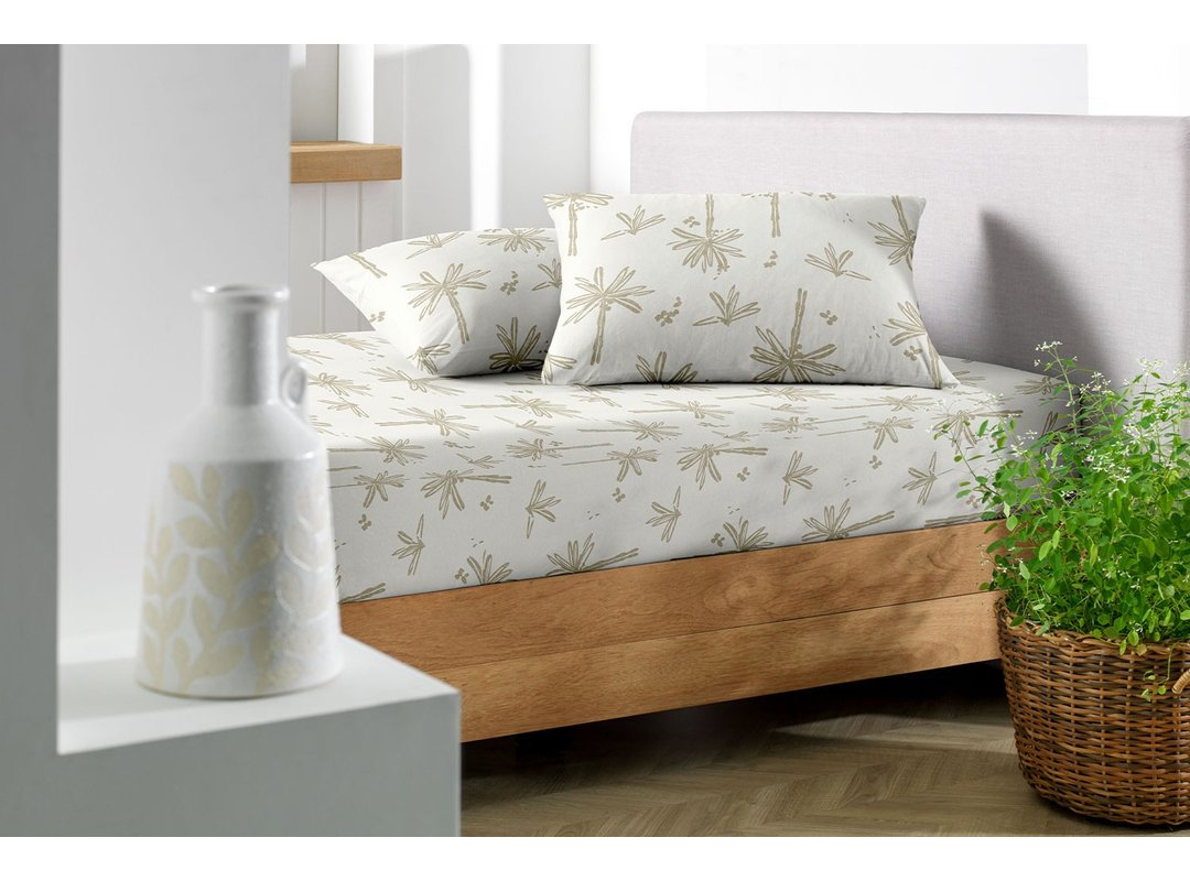 Jogo de cama estampado em malha